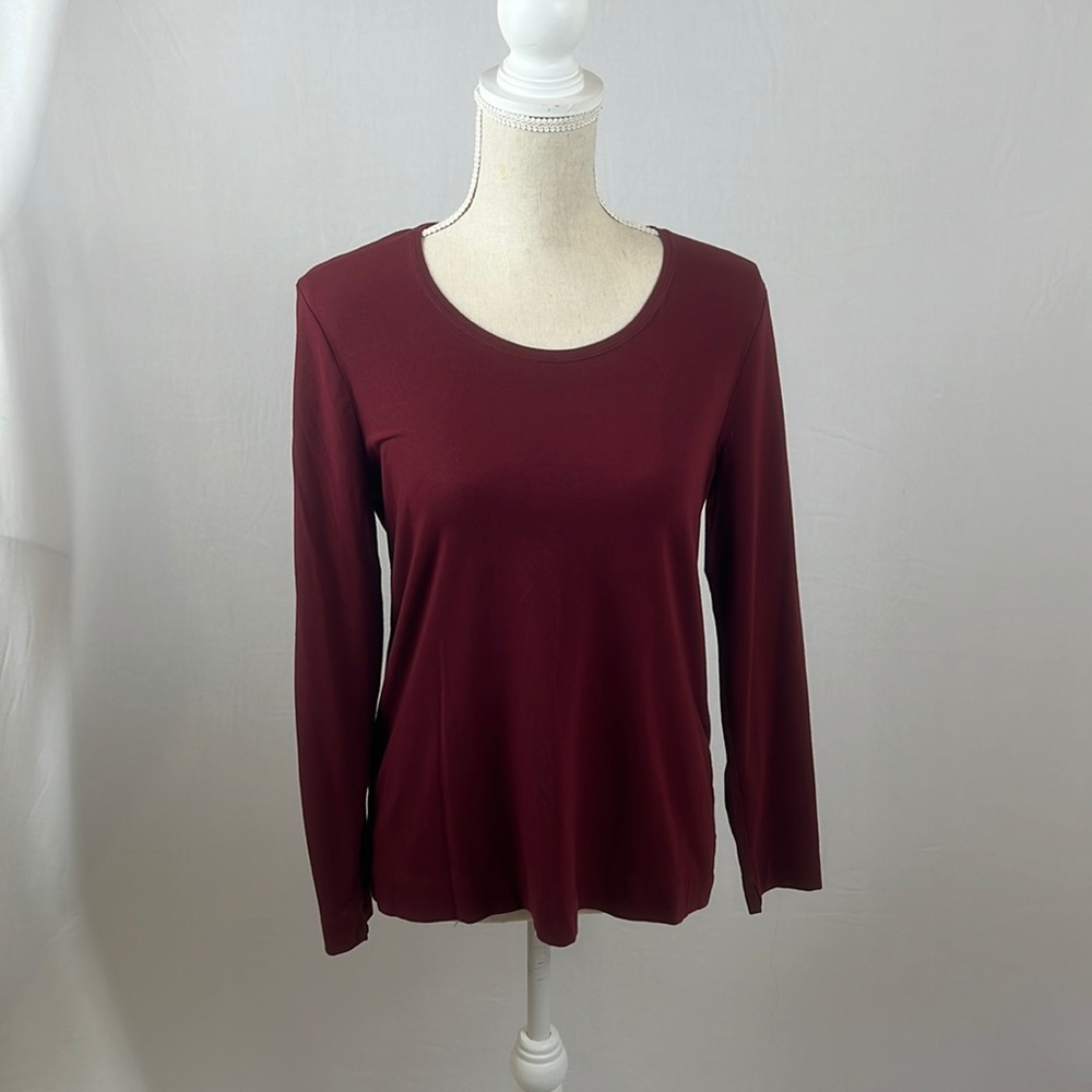 Chico’s Touch of Cool Layering Tee - Raspberry